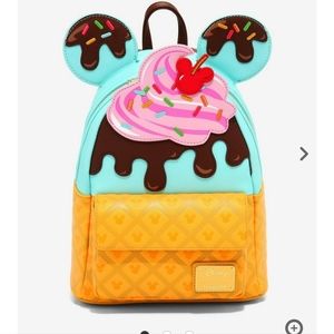Loungefly Disney Mickey Mouse Sundae Mini Backpack